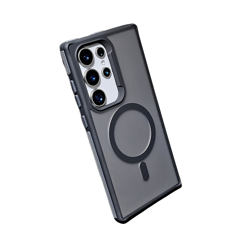 Dual-Tone Shield Armor Magnetic Case For Samsung S25 Ultra
