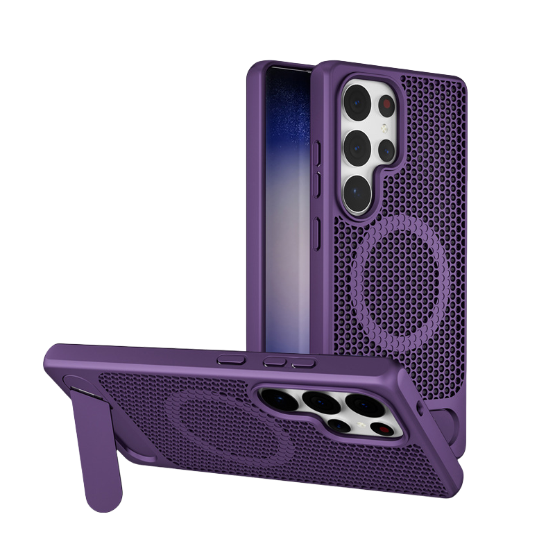 X2 Honeycomb Cooling Magnetic Kickstand Case For Samsung S25 Ultra