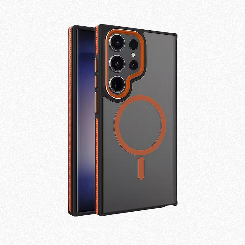 Dual-Tone Magnetic Matte Case For Samsung S25 Ultra