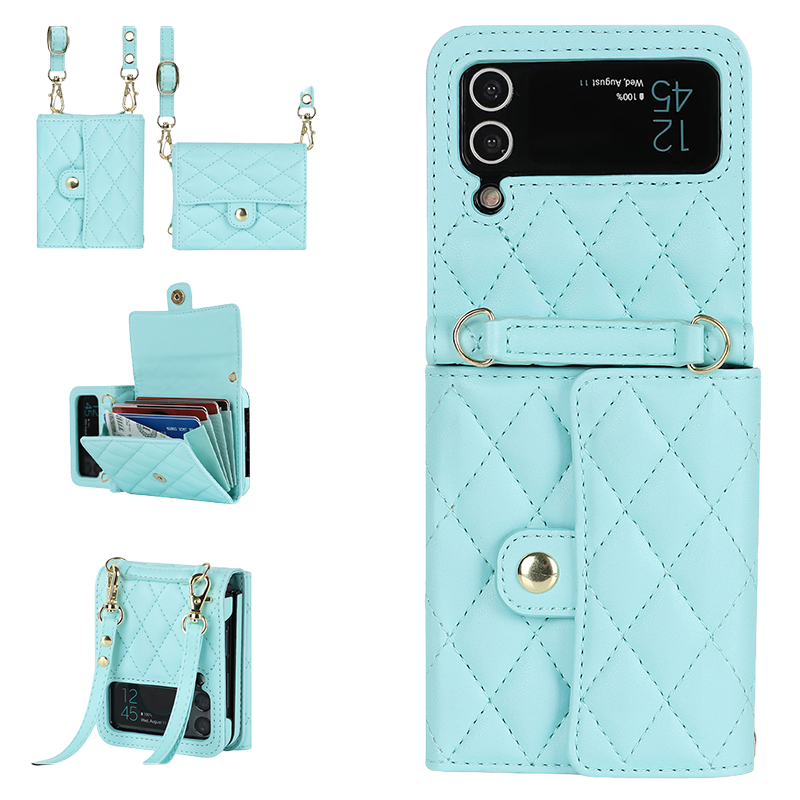 Premium RFID Wallet Case For Samsung Z Flip7/Flip6