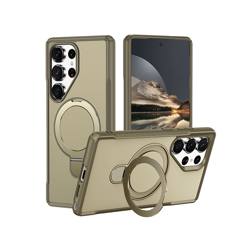 Military-Grade Protection Magnetic Kickstand Case For Samsung S25 Ultra