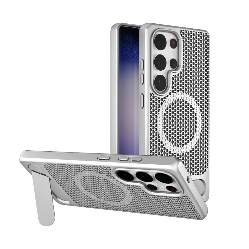 X2 Honeycomb Cooling Magnetic Kickstand Case For Samsung S25 Ultra