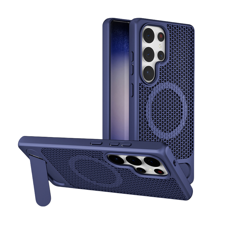 X2 Honeycomb Cooling Magnetic Kickstand Case For Samsung S25 Ultra