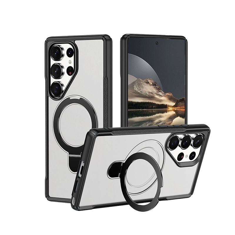 Military-Grade Protection Magnetic Kickstand Case For Samsung S25 Ultra