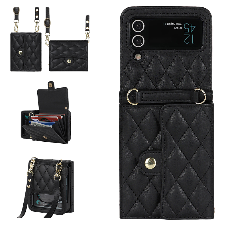 Premium RFID Wallet Case For Samsung Z Flip7/Flip6
