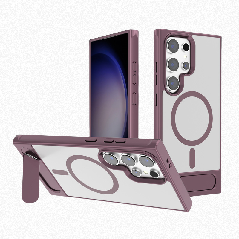 Flying Wing Fold Stand Magnetic Case For Samsung S25 Ultra