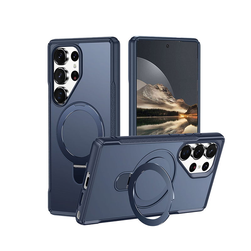 Military-Grade Protection Magnetic Kickstand Case For Samsung S25 Ultra