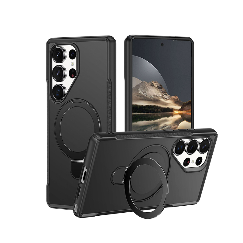 Military-Grade Protection Magnetic Kickstand Case For Samsung S25 Ultra