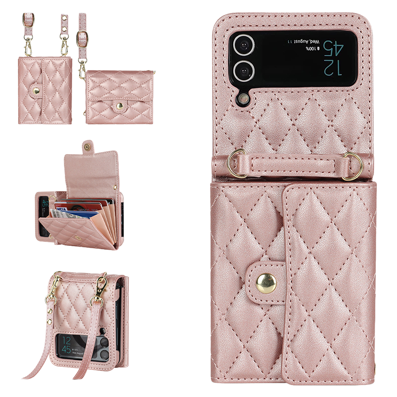 Premium RFID Wallet Case For Samsung Z Flip7/Flip6