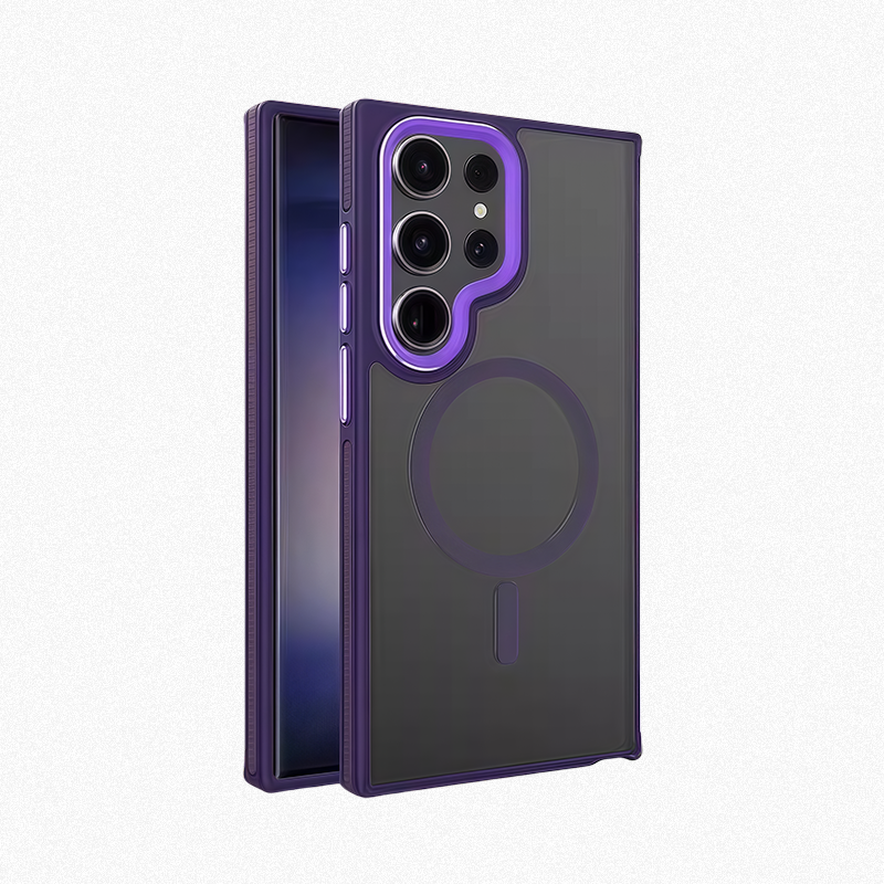 Dual-Tone Magnetic Matte Case For Samsung S25 Ultra