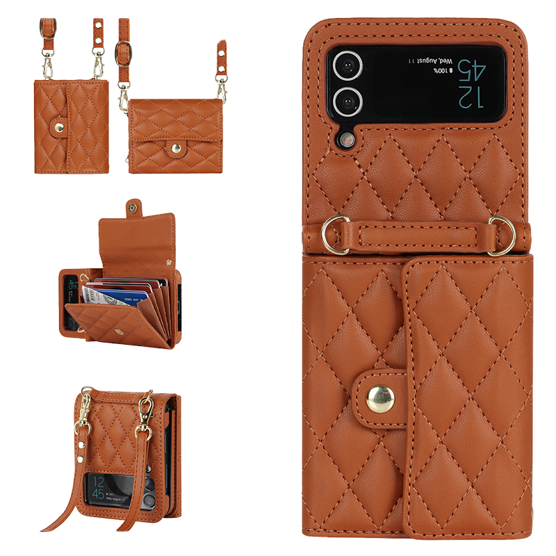 Premium RFID Wallet Case For Samsung Z Flip7/Flip6