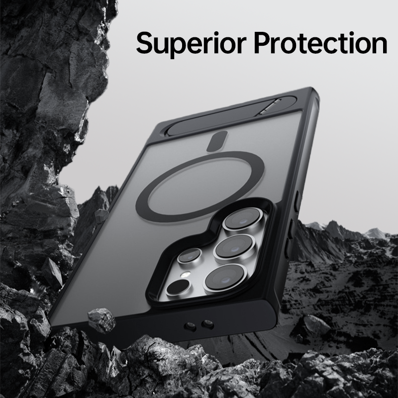 Flying Wing Fold Stand Magnetic Case For Samsung S25 Ultra