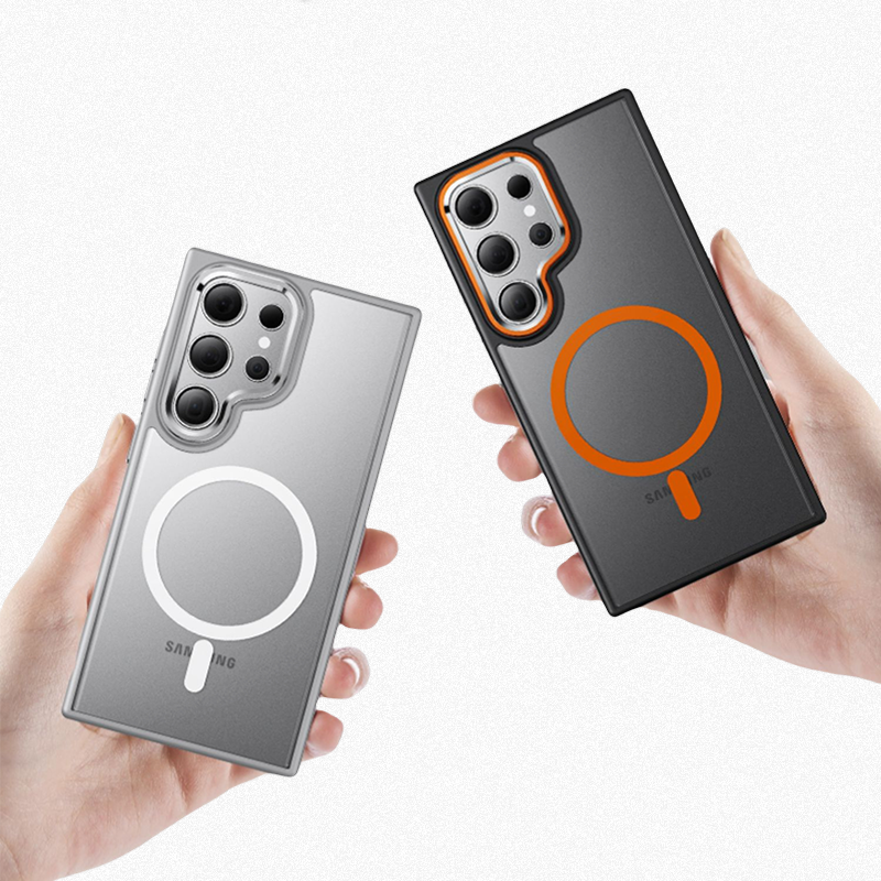 Dual-Tone Magnetic Matte Case For Samsung S25 Ultra