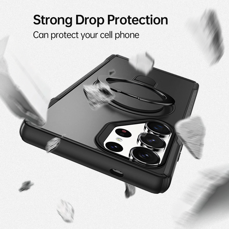 Military-Grade Protection Magnetic Kickstand Case For Samsung S25 Ultra