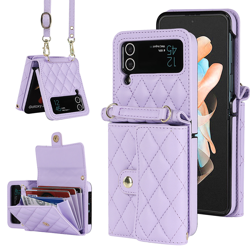 Premium RFID Wallet Case For Samsung Z Flip7/Flip6