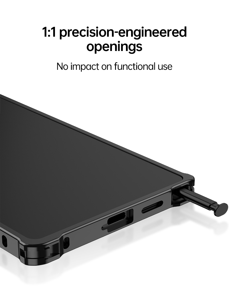 Metal Bare Frame Heat Sink Case For Samsung Galaxy S25 Ultra