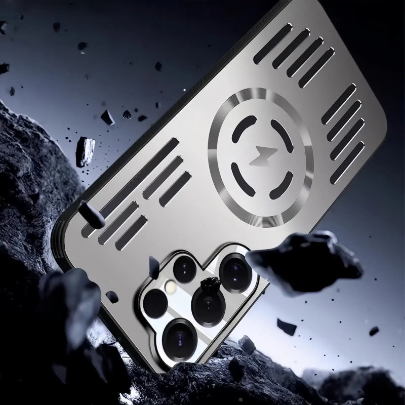Magnetic Aluminum Cooling Case For Samsung S25 Ultra