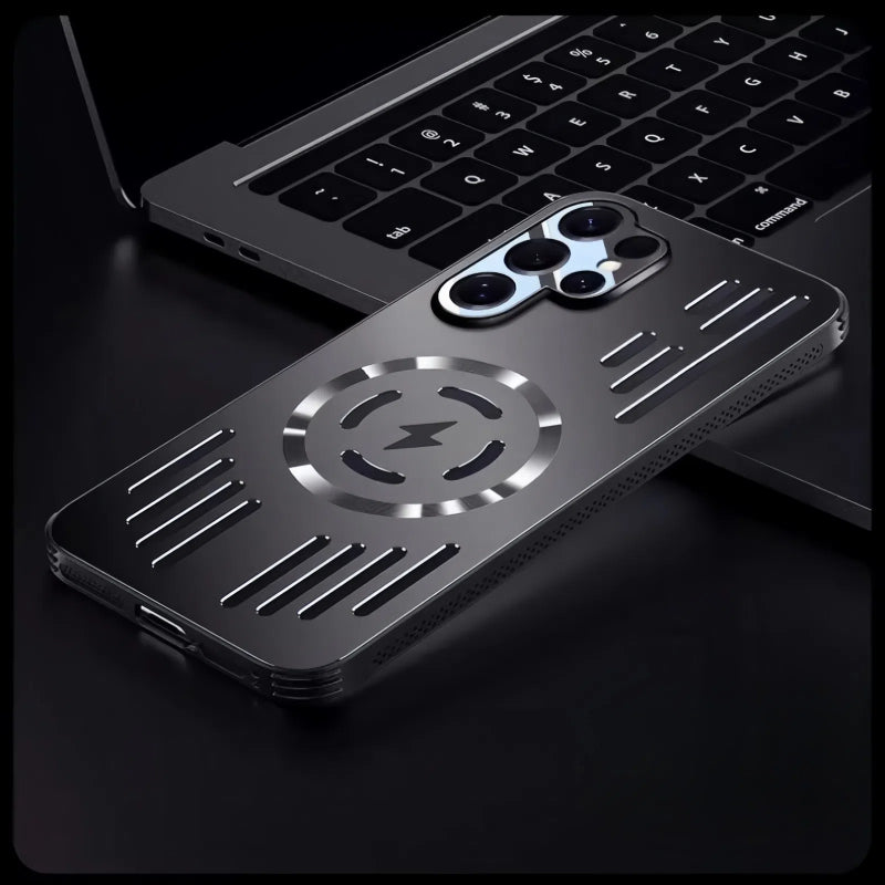 Magnetic Aluminum Cooling Case For Samsung S25 Ultra