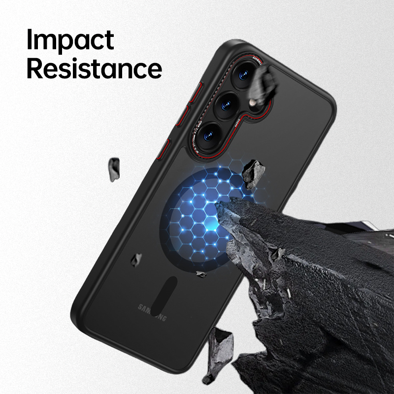 Matte Skin MagSafe Shockproof Case For Samsung S25 Ultra
