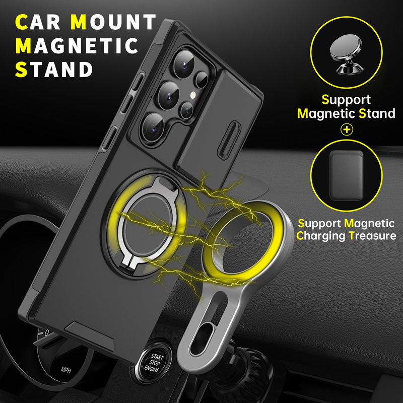 Premium Armor Kickstand Case for Samsung Galaxy S25 Series