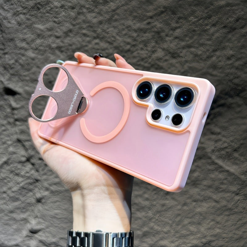 Tri-Ring Magnetic Stand Case For Samsung S25 Ultra