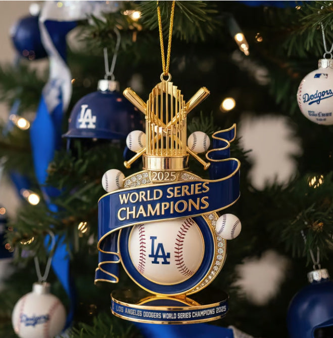 World Series Game 7 Andy Pages Catch Ornament