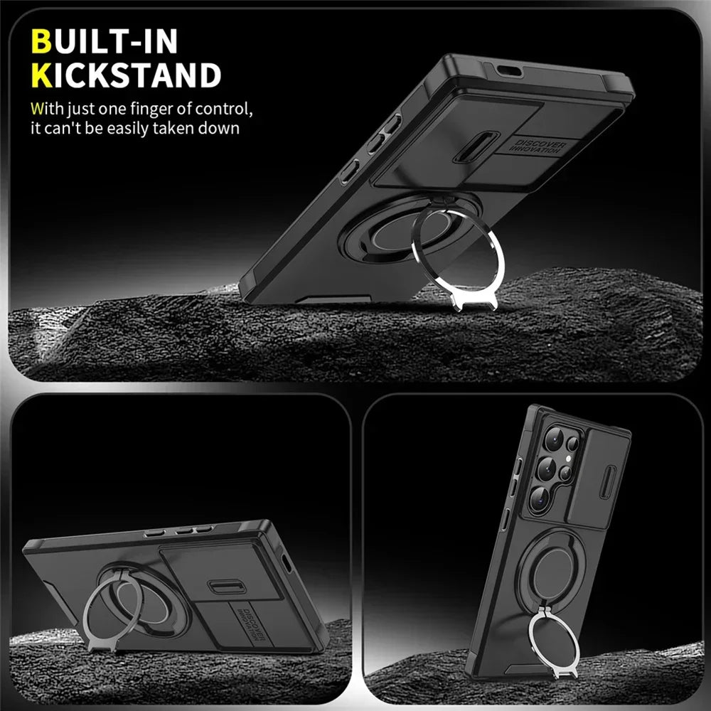 Premium Armor Kickstand Case for Samsung Galaxy S25 Series