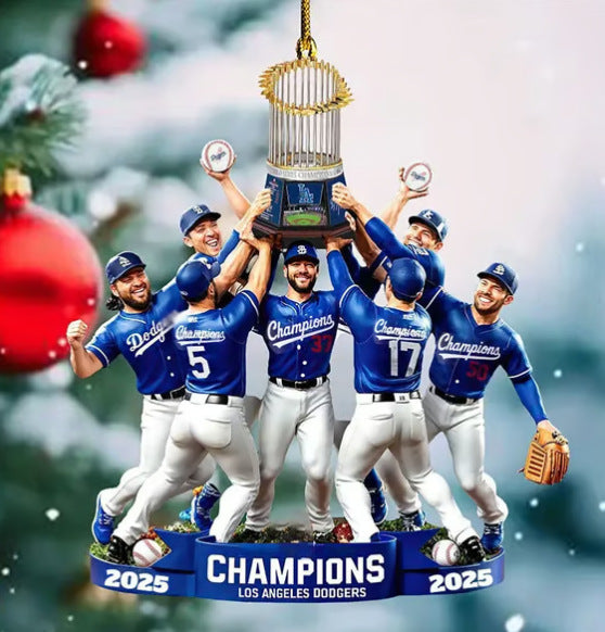 World Series Game 7 Andy Pages Catch Ornament