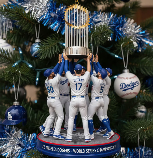 World Series Game 7 Andy Pages Catch Ornament